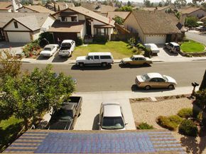 Solar shingles on a home in San Diego, Calif. See more pictures of green living.