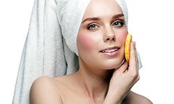 Exfoliating can help smooth out rough skin.